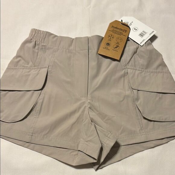 Avalanche Size Small High waisted outdoor athletic shorts tan - Picture 1 of 11